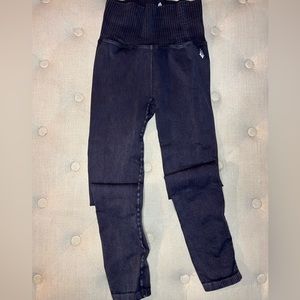 Free People Movement leggings Washed black